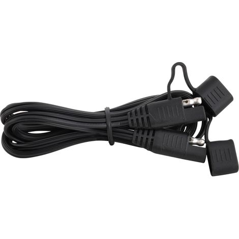 Cable de carga Oxford SAE-SAE de 1,5 m para motocicletas, color negro.
