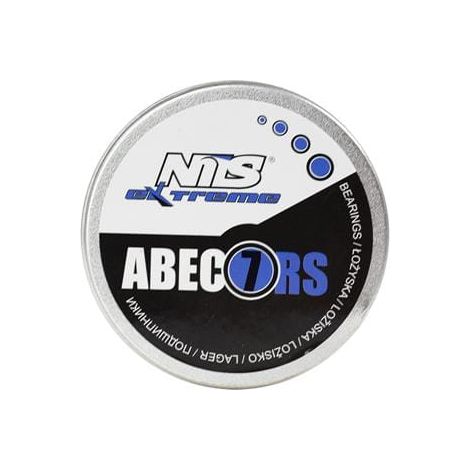 CUSCINETTI IN CARBONIO BLU ABEC-7 RS (8 pz.) CONFEZIONE METAL NILS EXTREME