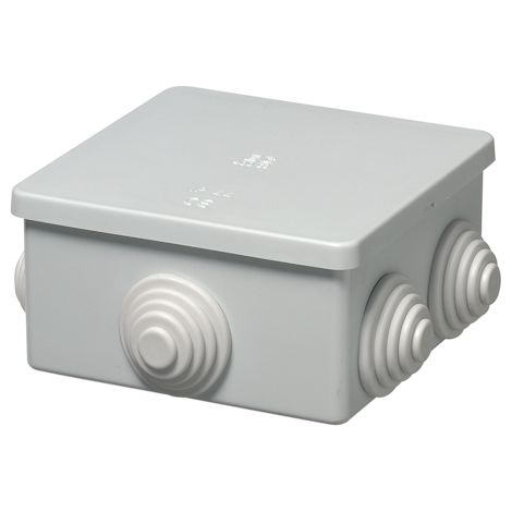 Boîte de dérivation elettrocanali ec400c3 IP44 80x80x40 mm
