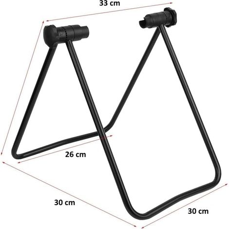 CAVALLETTO DA TERRA PORTABICI SUPPORTO UNIVERSALE RIPARAZIONE PARCHEGGIO RUOTE (1/4)