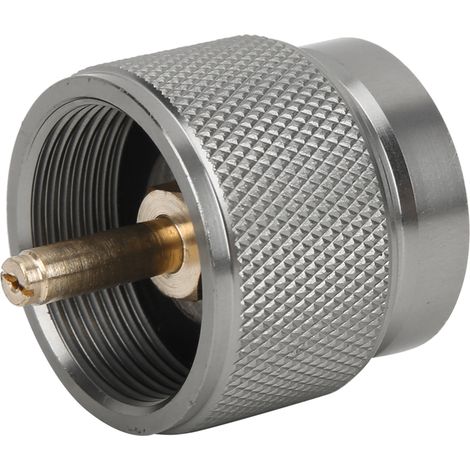 Adaptateur de remplissage de réservoir de propane pour cuisinière aux normes américaines, convertisseur de brûleur avec arrêt automatique du gaz (1/5)