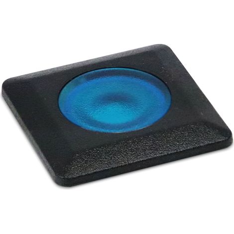 Foco empotrable de pared o suelo RAIN cuadrado Blue G9 LED Bulb 1,70 W 170 lm IP67 Negro (1/3)