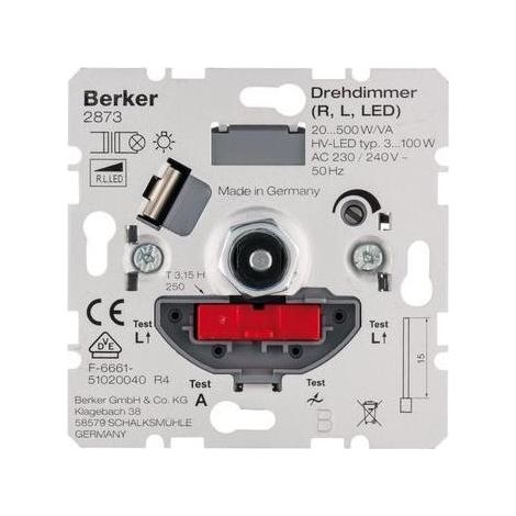 BERKER Soft-Off-Dimmer 20-500W/20-500VA 2873 (1/5)