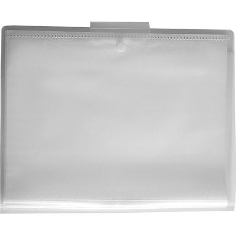 Chemise de classement A3 à plusieurs poches, transparente, en polypropylène, à bords arrondis, avec fermeture à boucle, idéale pour le bureau, l'école et les étudiants (20 poches). (1/5)