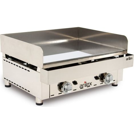 Plancha à gaz - 670x590x345h mm - Chrome dur - Arilex (1/3)