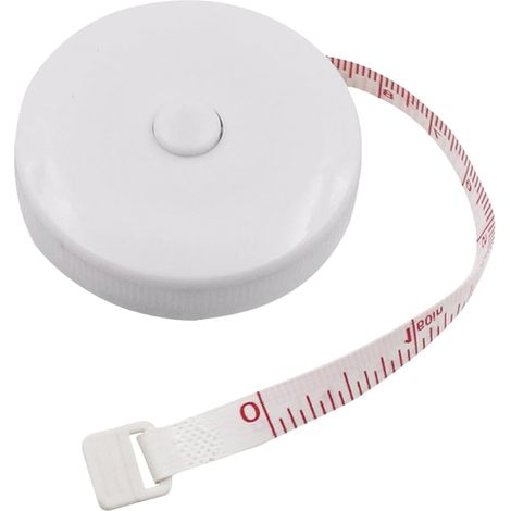 Tragbares Maßband, Nähwerkzeug, 150 cm/60 Zoll, Körpermaß, einziehbares tragbares Maßband (1/5)