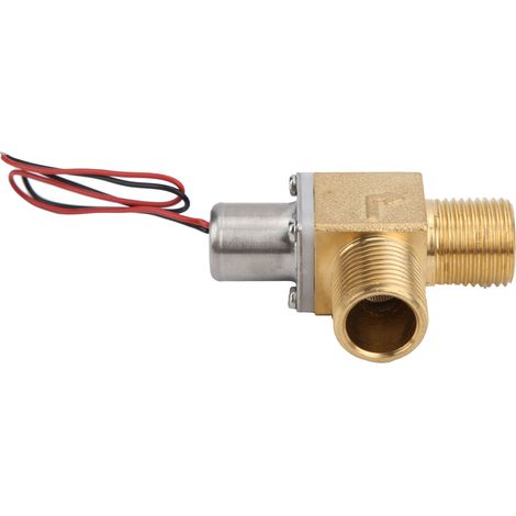 Électrovanne métallique G1/2 DC 4,5V normalement fermée, remplacement pour arrosage automatique, accessoire de rechange, valve à eau compacte. (1/5)
