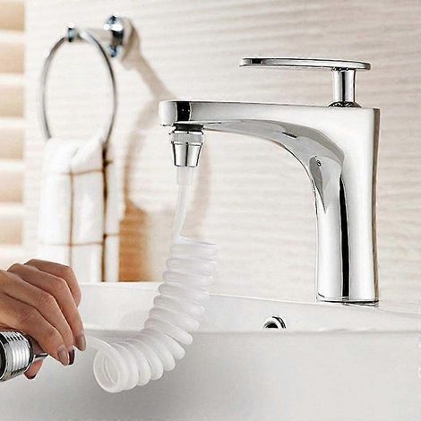 Douchette de robinet rotative à 360°, économiseur d'eau, rallonge de robinet de cuisine (1/5)