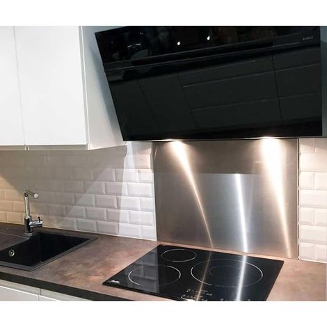 ZOIMANIA - Pannello Paraschizzi - Inox Aisi 304 - Cucina - Profondità 40 - Dimensione Paraschizzi: L90 x P40 (1/5)