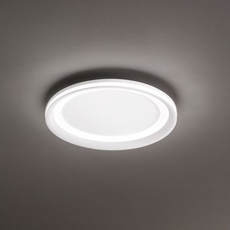 Plafonnier LED EDGE Blanc mat 66W Perenz en aluminium