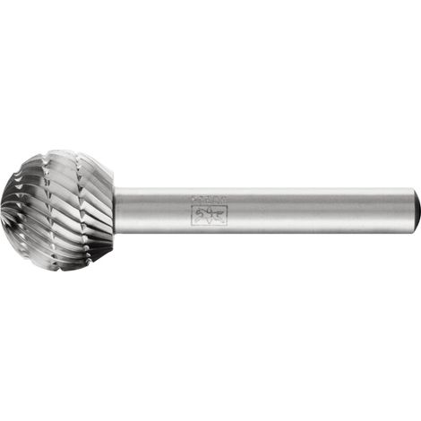 PFERD 22420836 Frässtift HSS Kugel 16 mm Länge 54 mm Produktabmessung, Ø 16 mm Arbeits-Länge 14 mm S (1/5)