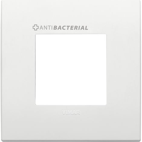 VIMAR - 19642.AB.74 Placa antibacteriana Classic 2M, blanca