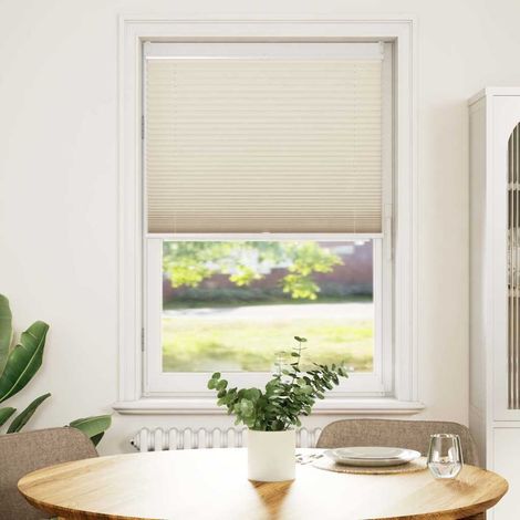 vidaXL Plisé Para Ventana Persiana 80X100cm Crema (1/5)