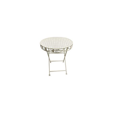 C TAVOLO D 70XH74CM BIANCO ANTICO EPOQUE