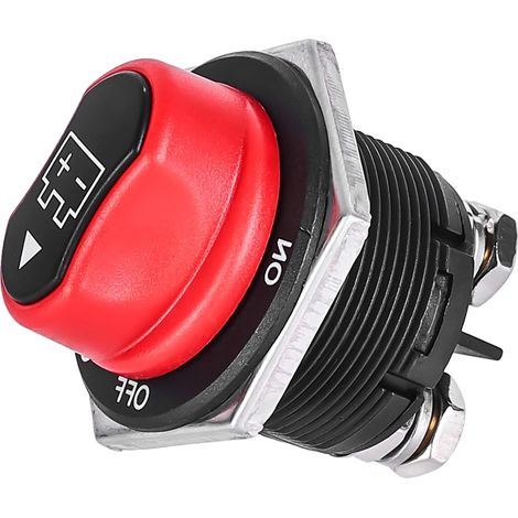 Interruptor de desconexión de batería: interruptor principal de 12 V, 24 V, 200 A, interruptor de desconexión de batería, interruptor de desconexión de batería, adecuado para automóviles, autobuses y  (1/5)