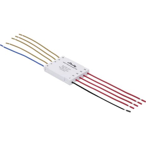 Shelly 4-Channel Decoupler 230V Shelly Actionneur de commutation Wi-Fi, Bluetooth
