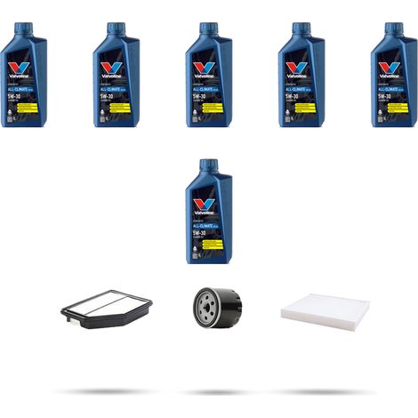 Kit tagliando 3 FILTRI e 6L OLIO compatibile con Infiniti FX 30d 175kw dal 2010 (1/5)