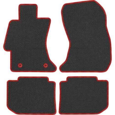 Tapis de sol dédiés pour Subaru XV (2011-2017) - EVA alvéolé noir (1/5)