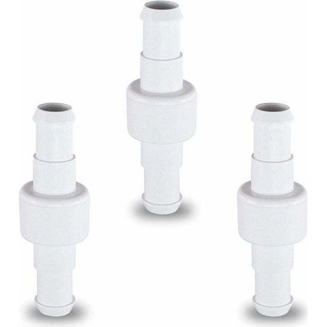 Ersatz-Poolreinigerschlauch mit Kugellager und Drehgelenk D20 für Polaris 280 3900, Poolreinigerschlauch mit Kugellager und Drehgelenk D20 D15, 3er-Pack in Weiß