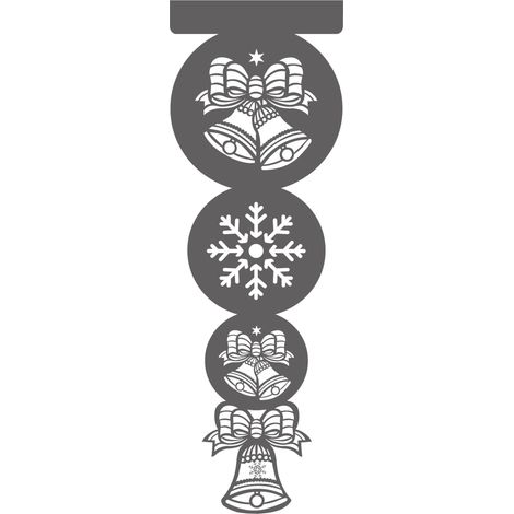 Moderner Paravent R19, Winterausführung, 90 x 30 cm, grau