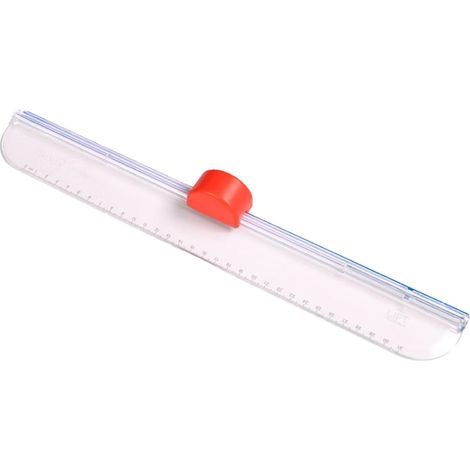 Kleiner Papierschneider, Papierschneidemaschine, gerader Schnitt, wiederverwendbares Präzisionslineal, Papierschneider für Briefumschläge und Einladungskarten (1/5)