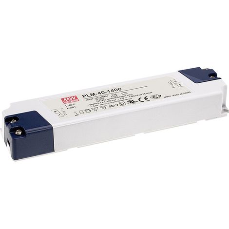 MW Mean Well PLM-25-500 LED-Treiber  Konstantstrom 25 W 0.5 A 30 - 50 V/DC Möbelzulassung, Überlasts