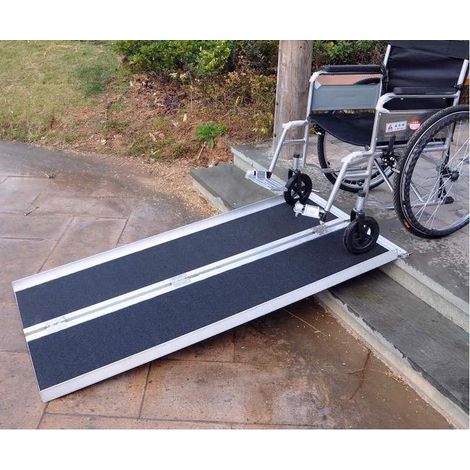 Rampe D'accès, De Marche Pliable, Fauteuil Roulant, Quad 274 cm 270kg (1/5)