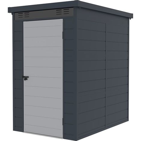 Gartenhäuschen Box aus Polypropylen 130x190x196cm für draußen Nemi