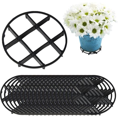 20er-Pack Pflanztopf-Nivellierer, Untersetzer, Drainagehilfe, runde Blumentopffüße, Untersetzer mit Drainage für Zimmerpflanzen (10 cm) (1/5)
