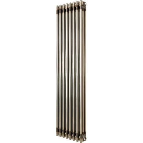 Traditional 3 Column Radiator - 1500 x 380mm - Raw Metal (1/5)