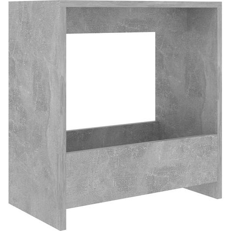 Maison Exclusive - Beistelltisch Betongrau 50x26x50 cm Holzwerkst (1/5)