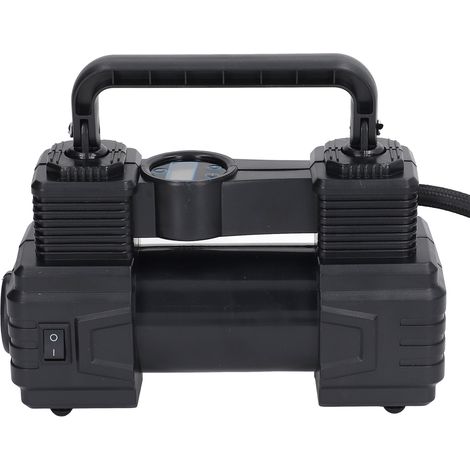 Compresseur d'air portable sans fil à double cylindre avec lampe de travail LED pour voiture 12 V 150 PSI (1/5)