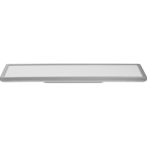 Lámpara LED para empotrar en el techo plafón con mando a distancia plateado Ardenza (1/5)