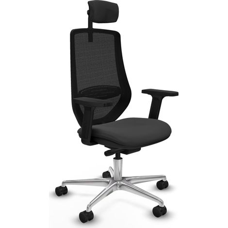 Sedia da Ufficio Piqueras y Crespo D086N2W Grigio scuro (1/5)