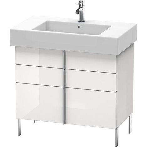Mobiletto Duravit Vero Vanity 6413, con 2 cassetti e 1 cassetto estraibile, 800 mm, Colore (anteriore/corpo): Ciliegio del Ticino - VE641307373