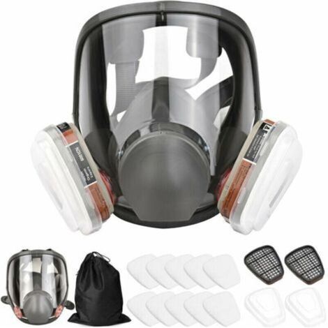 16-in-1-Vollmaske Silikon-Vollmaske + Filterbox Filterwatte 7-teiliges Set