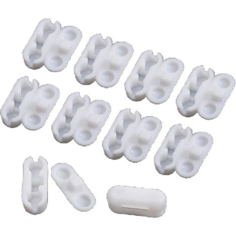 Lot de 10 connecteurs de cordon de store enrouleur en plastique shytmv p (1/5)