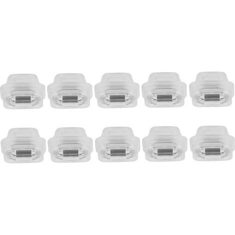 Clips pasacables translúcidos y resistentes a la corrosión para molduras de puertas, 10 piezas de pasacables de inserción, repuesto para reparación de BMW E46 E90 E91 E92 E93 (1/5)