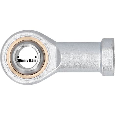 Palier lisse sphérique autolubrifiant à filetage interne, extrémité femelle gauche SIL20T/K (1/5)