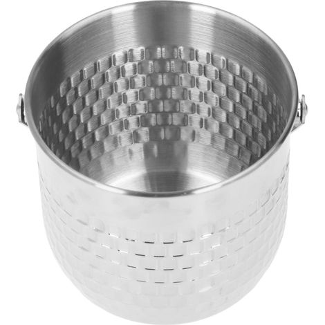 Cave à vin isotherme à double paroi en acier inoxydable, idéale pour les karaokés, les bars et les dîners, couleur argent. (1/5)