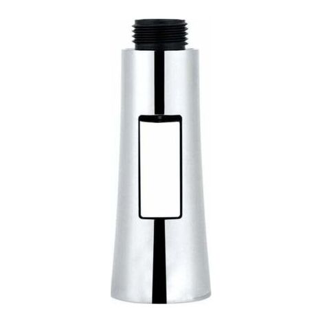 Douchette Extractible - Robinet Evier Cuisine - 2 Modes Pulvérisation - Filetage G1/2 - Argent - 10,3 x 3,7 cm - 62 g (1/4)
