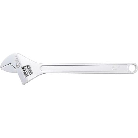 Bgs Technic – Clé à molette 600 mm – Largeur d'ouverture 62 mm – Traitement chromé poli – Pour espaces confinés et travaux de précision