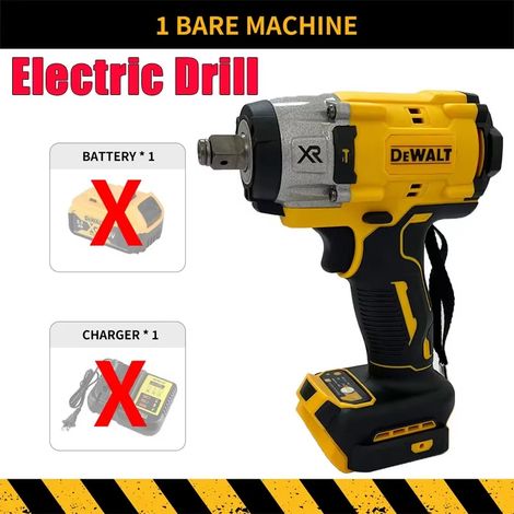 DEWALT DCF922N Avvitatore ad Impulsi XR 18V ATOMIC 1/2" 406 Nm - Solo Corpo (1/5)