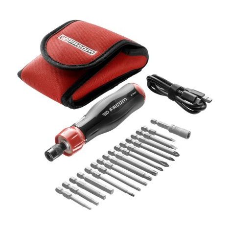 Facom – Visseuse électrique 0.9Nm – Moteur à balais – Vitesse 300tr/min – Pour vissage rapide en série – Tournevis torx