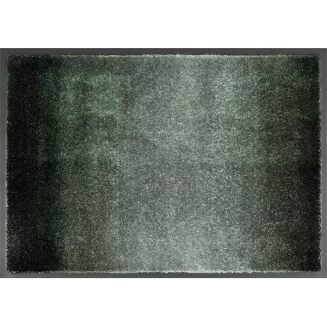 Paillasson d'intérieur - Tapis anti-salissures 50 x 70 cm Dégradé vert forêt (1/5)