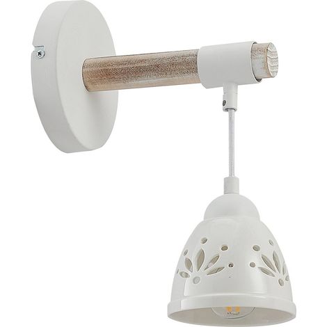 Wall Lightdimmable 'Pimana' made of Wood for Living Room & Dining Room