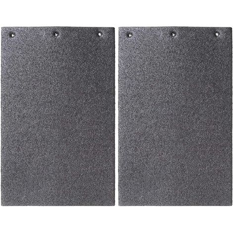 2x Plaque d'appui en Carbone pour Ponceuse 3 Trous 172x110mm 424057-1 Tapis Arrière pour Ponceuse Compatible avec Makita M9400B 9403 MT190 MT9 (1/5)