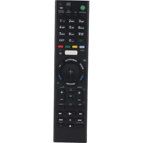 Universelle Fernbedienung für Sony-Fernseher, 10 m Reichweite, bessere Kontaktqualität (englische Version). (1/5)