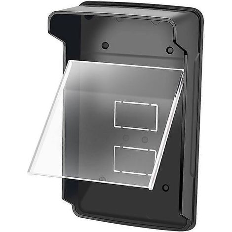 Housse extérieure étanche et résistante à la pluie avec panneau transparent pour système de contrôle d'accès et machines de reconnaissance faciale (1/5)