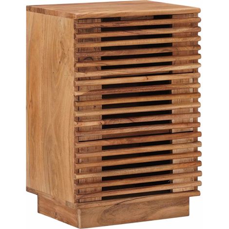 vidaXL Handmade Bedside Cabinet Teak Brown 40 x 30 x 60 cm (1/4)